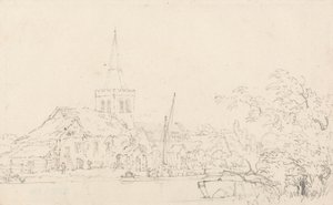 Great Marlow Church, Buckinghamshire by Thomas Girtin